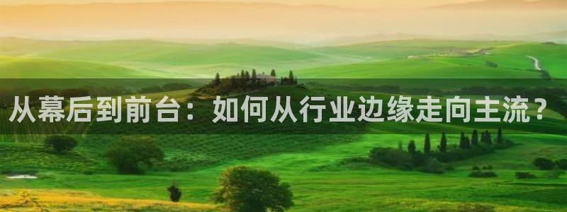 好彩运邀：从幕后到前台：如何从行业边缘走向主流？